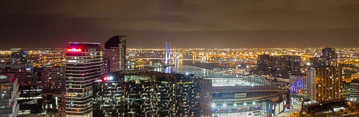 A skyline view of the city of Manchester